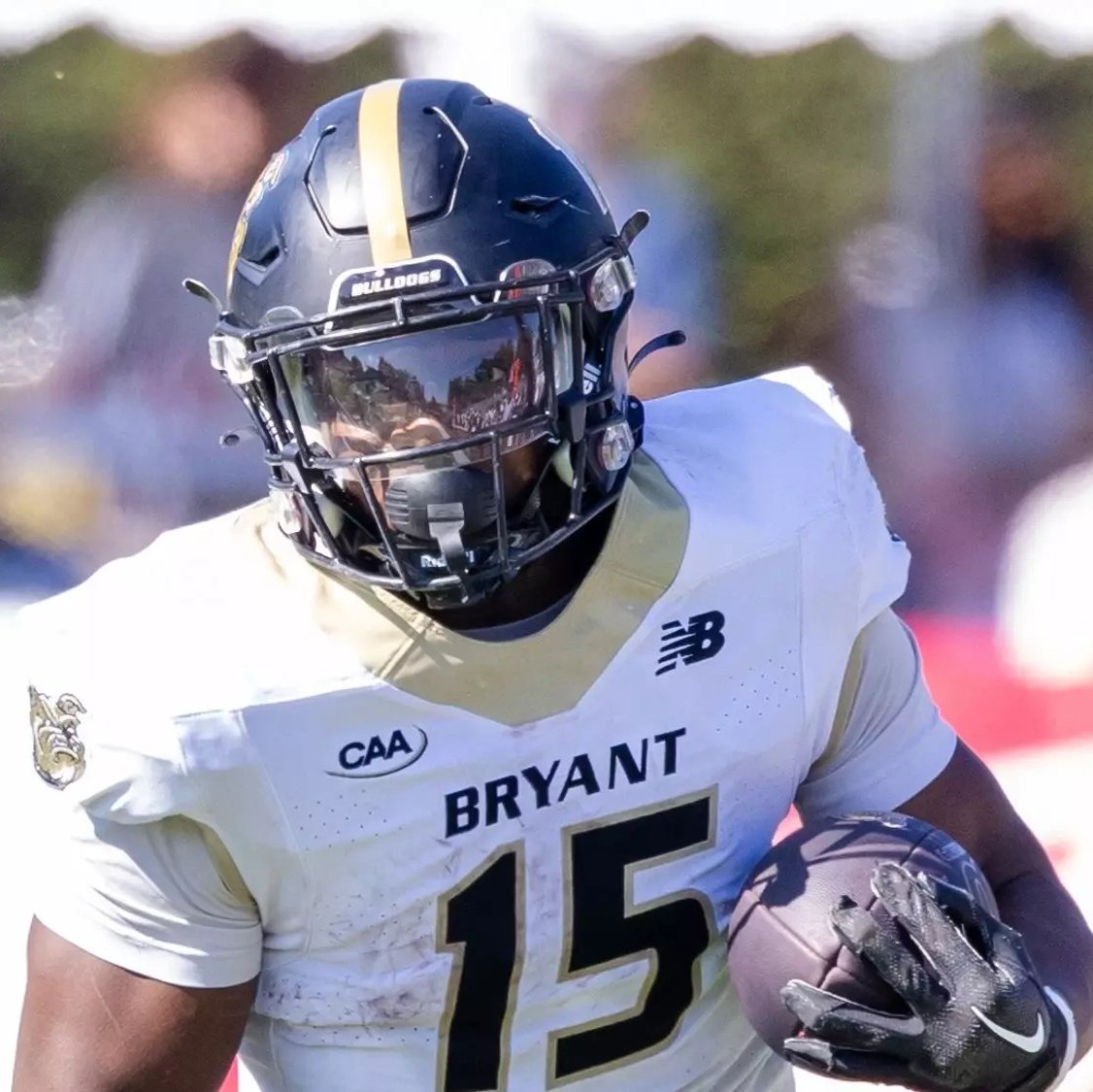 Alex McComb (@alexmmccomb) on Twitter photo Canadian RB Fabrice Mukendi (<a href="/FabriceMuk/">Fabrice Mukendi</a>) got more involved in Bryant U's air attack in 2024, improving from 186 receiving yards (2021–23 combined) to 220 in his SR season, and was a Top-40 D1 RB in yards after catch (via PFF).
🐶 284 YAC
🐶 10.1 YAC/catch
📸 <a href="/BryantUFootball/">Bryant Football</a> Canadian RB Fabrice Mukendi (<a href="/FabriceMuk/">Fabrice Mukendi</a>) got more involved in Bryant U's air attack in 2024, improving from 186 receiving yards (2021–23 combined) to 220 in his SR season, and was a Top-40 D1 RB in yards after catch (via PFF).
🐶 284 YAC
🐶 10.1 YAC/catch
📸 <a href="/BryantUFootball/">Bryant Football</a>