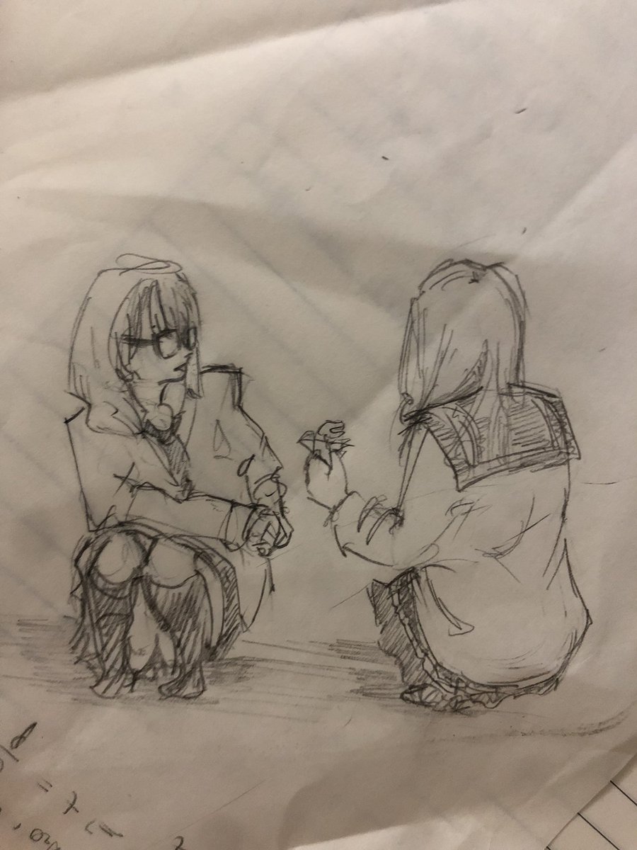 _Veein_aro's tweet image. quick sketch (with ref) instead of studying for my finals