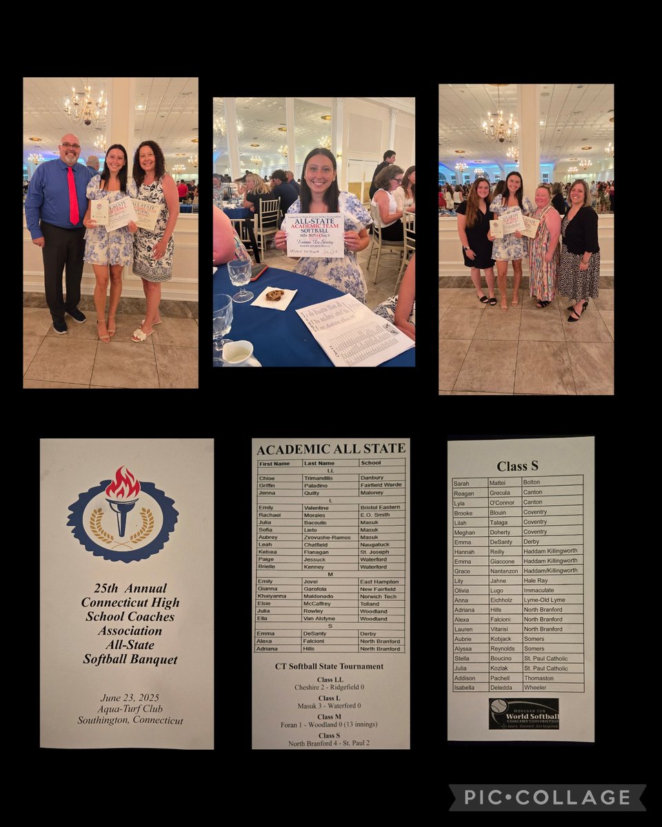 On Monday, we celebrated Senior Emma DeSanty at the CHSCA Softball All-State Banquet. Emma was named Class S All-State and also Academic All-State. Congratulations Emma! 

<a href="/DerbyCTSoftball/">Derby CT Softball</a> <a href="/DerbyRedRaider/">Derby High School</a> <a href="/RedRaiderCT/">MaskedRedRaider</a> <a href="/derbypssuper/">Matt Conway</a>