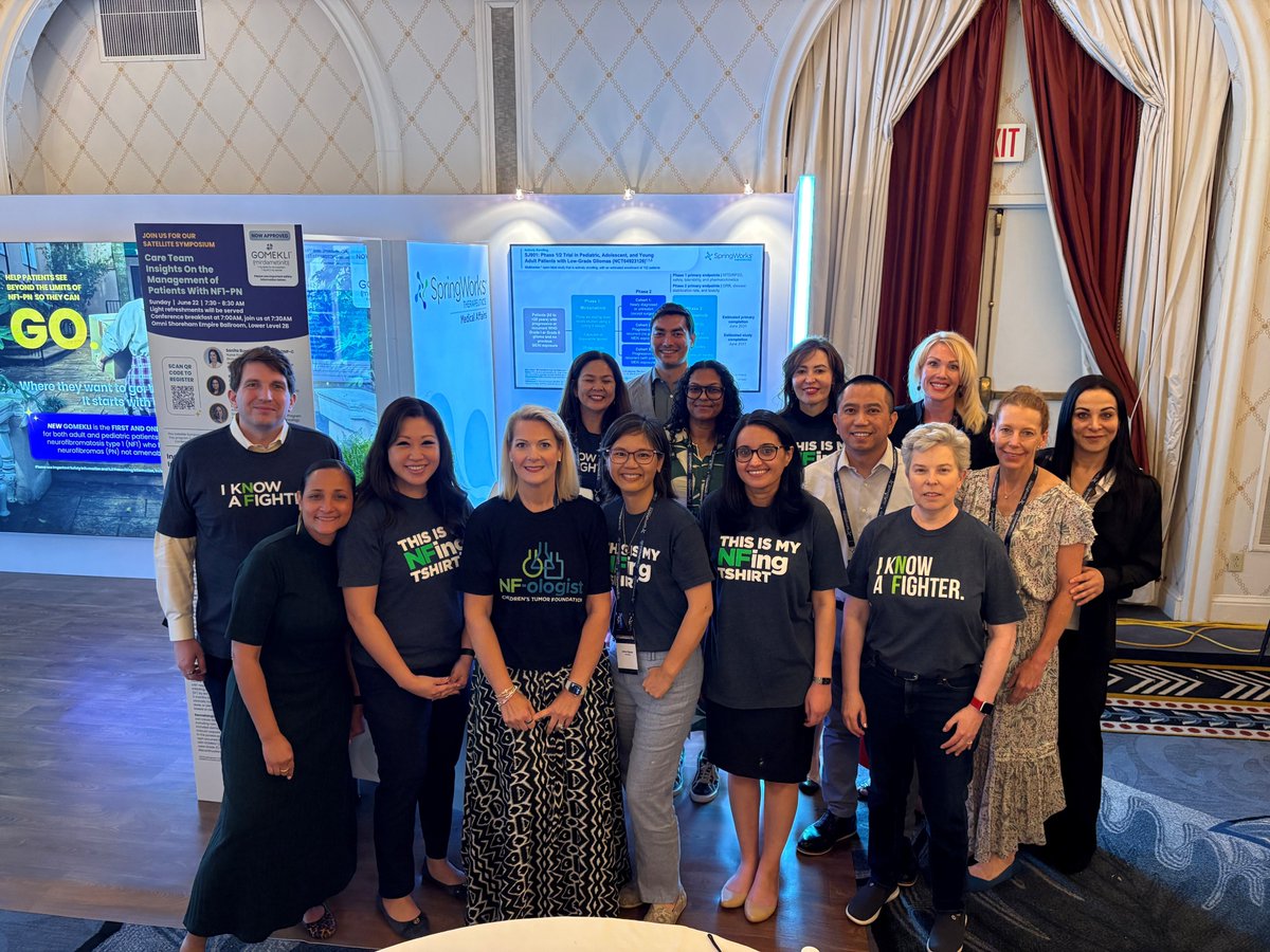 SpringWorksTx's tweet image. Great to share our updated ReNeu data at the 2025 NF Conference. Thank you to @ChildrensTumor for bringing together medical experts across disciplines, patients and caregivers. Together, we can keep transforming outcomes for people with NF.
#NFCon2025 #EndNF