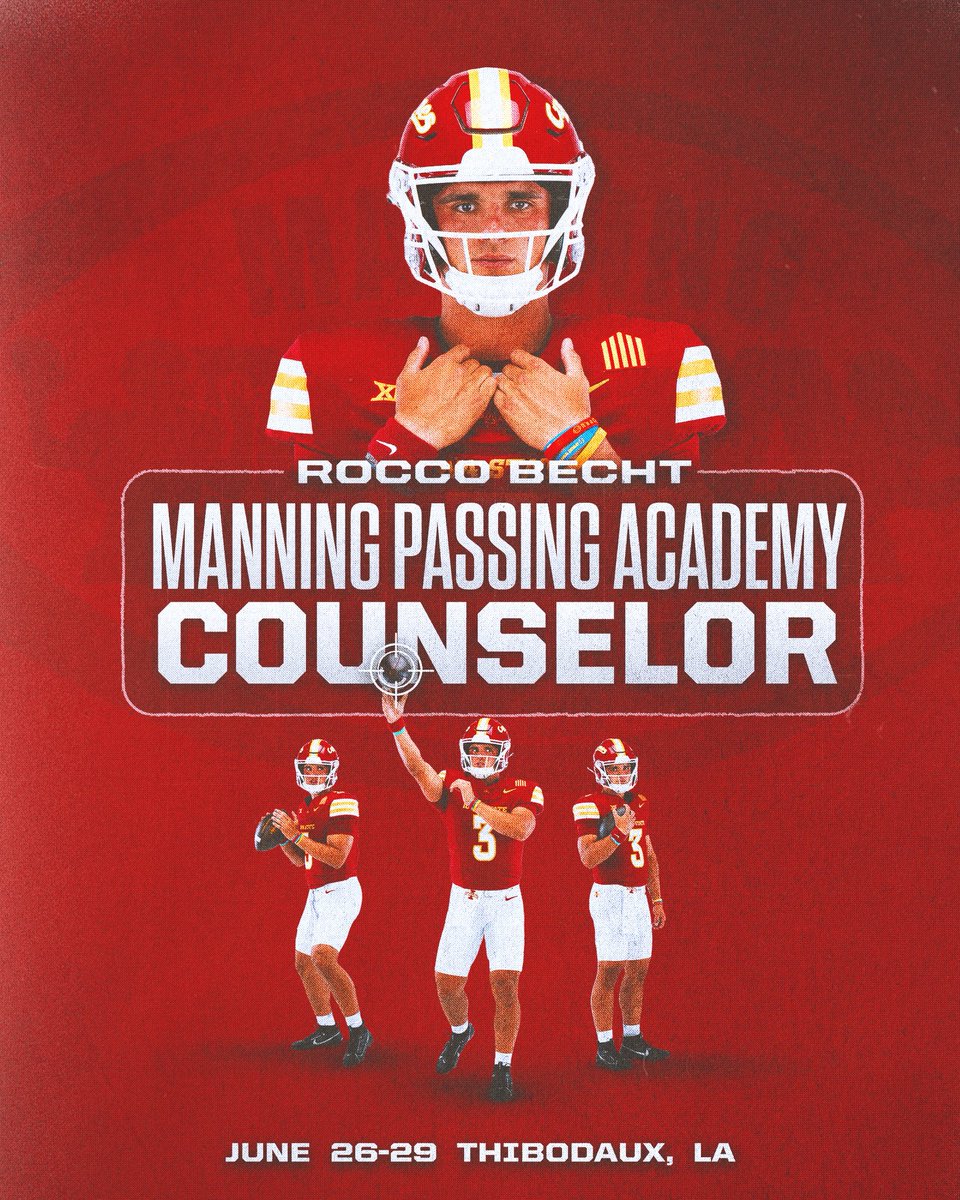 .<a href="/RoccoBecht/">Rocco Becht</a> headed to the Manning Passing Academy‼️🎯