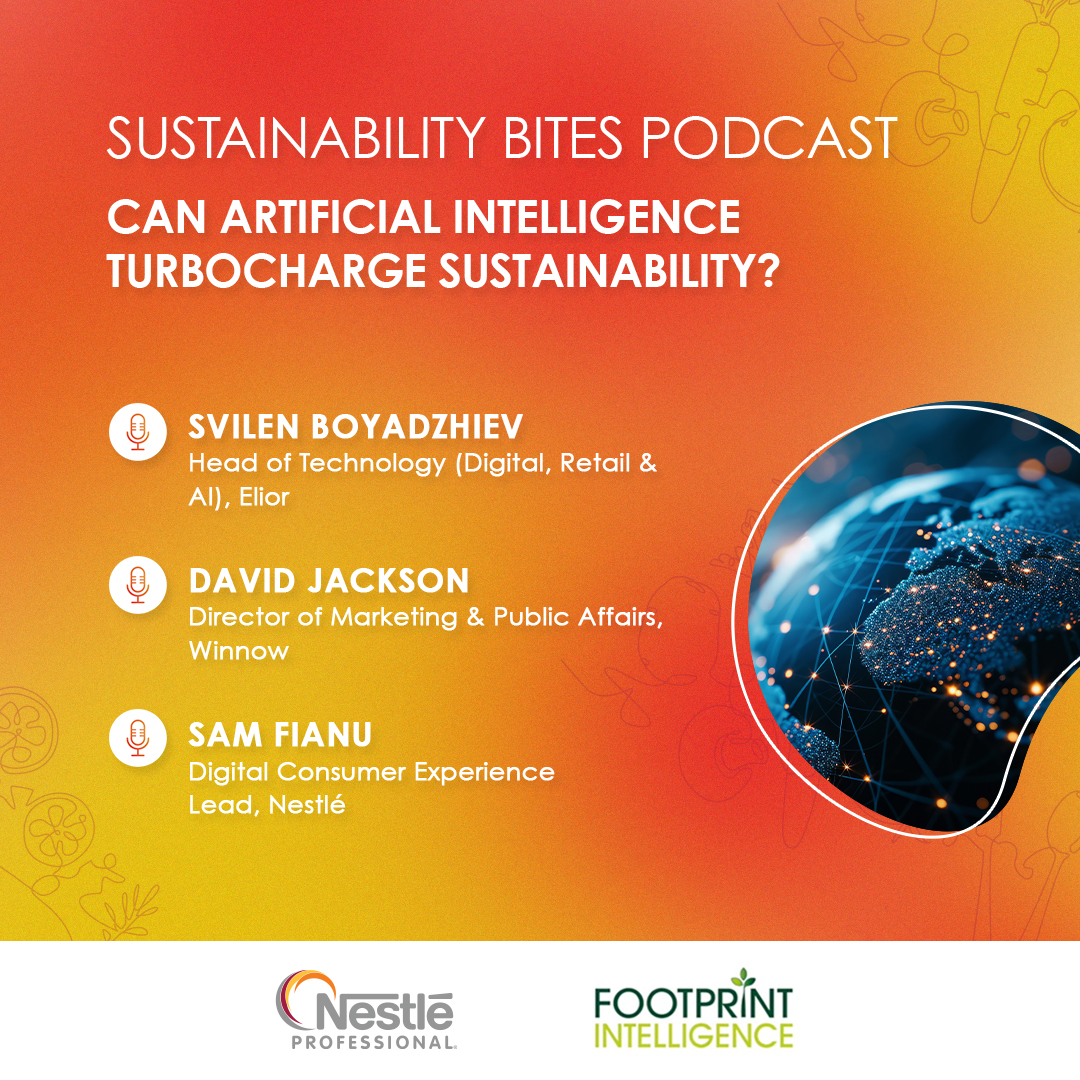 Check out our latest Sustainability Bites podcast; Can Artificial Intelligence Turbocharge Sustainability 🎙️ 
 
The panel takes a closer look at AI &amp; the huge potential sustainability has to impact the hospitality sector.

Want to learn more? Listen today: spr.ly/601045Ky6