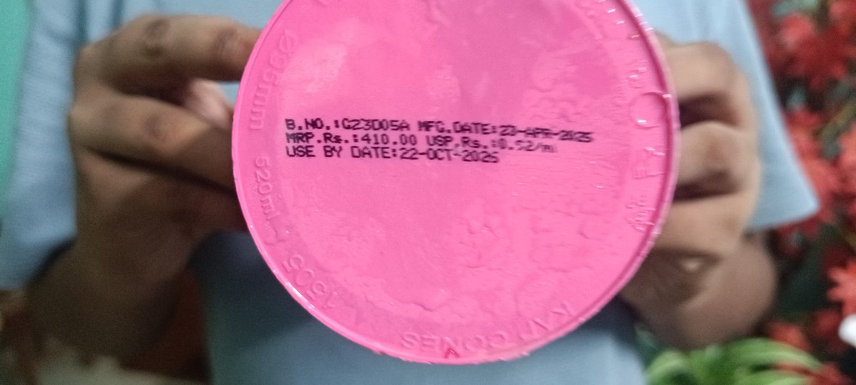 Sadiquepro's tweet photo. @BaskinRobbinsIn This is the serial no https://t.co/bvtko1tjK8