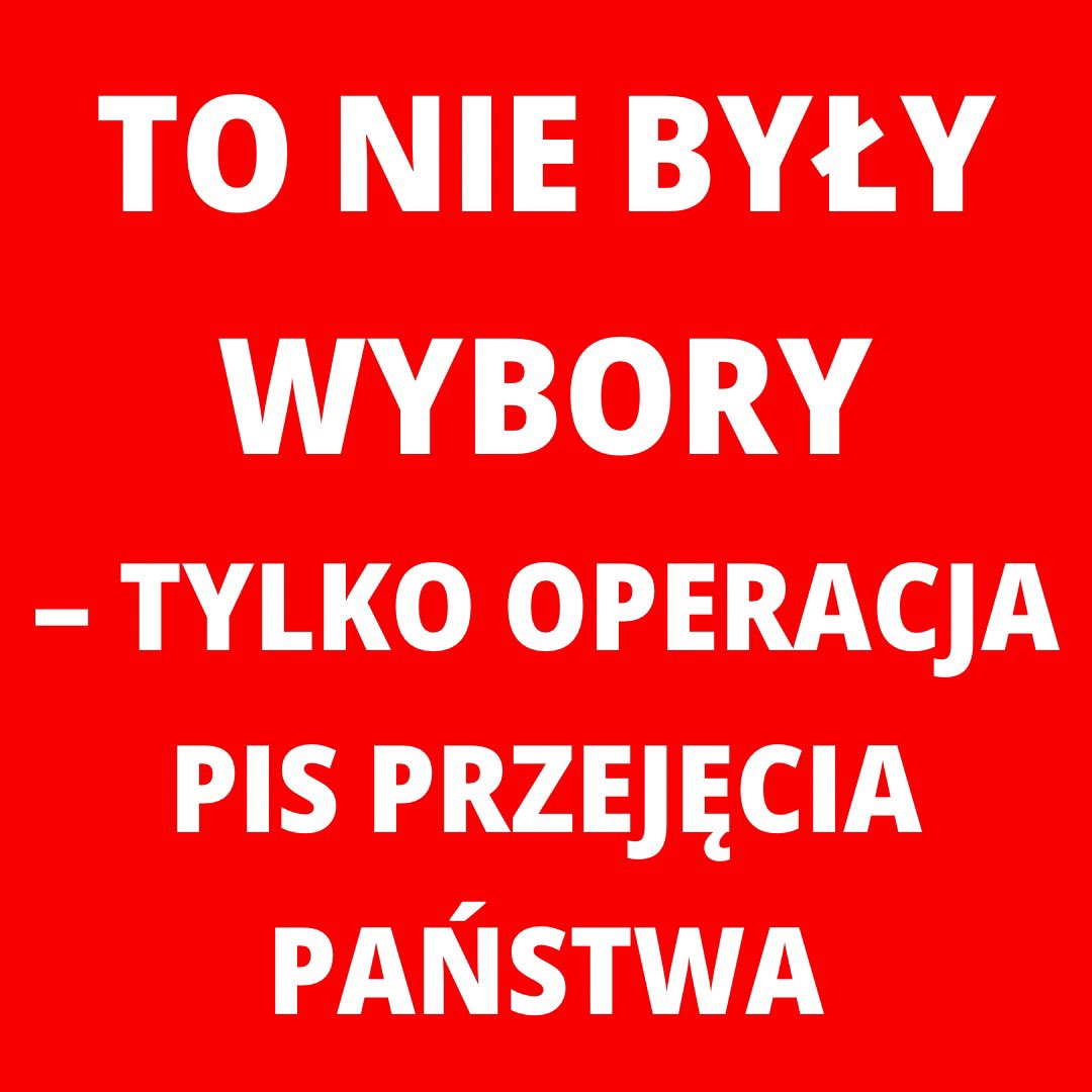 aLikeAsia #FBPE (@alikeasia) on Twitter photo <a href="/Jan_Pinski/">Jan Piński</a> To nie były wybory – to była operacja politycznego przejęcia państwa.
Standardy? Białoruś mogłaby się uczyć.
Tam, gdzie kończy się uczciwość, zaczyna się przemoc instytucjonalna.
A PiS zna już tylko jedno narzędzie: siłę i manipulację. <a href="/Jan_Pinski/">Jan Piński</a> To nie były wybory – to była operacja politycznego przejęcia państwa.
Standardy? Białoruś mogłaby się uczyć.
Tam, gdzie kończy się uczciwość, zaczyna się przemoc instytucjonalna.
A PiS zna już tylko jedno narzędzie: siłę i manipulację.