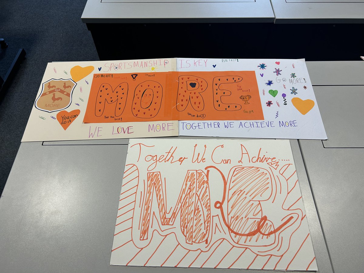 bonus_pastor's tweet photo. It’s Sports Day tomorrow! 🏅 Students will be showing up loud and proud in their house colours. More House is all set with posters and spirit to cheer their house to victory! 💪 #SportsDay2025 #HousePride #MoreHouse https://t.co/5PXMEIkQJB