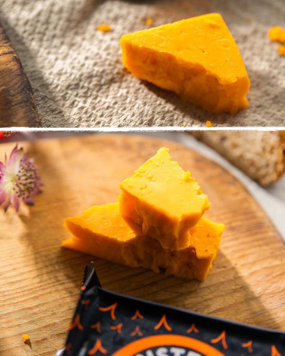 Matured for about 10 months. Lasts about 10 minutes.

Our Scarlet Crumb Sunrise disappears from the cheese board quicker than the morning mists over Glastonbury...