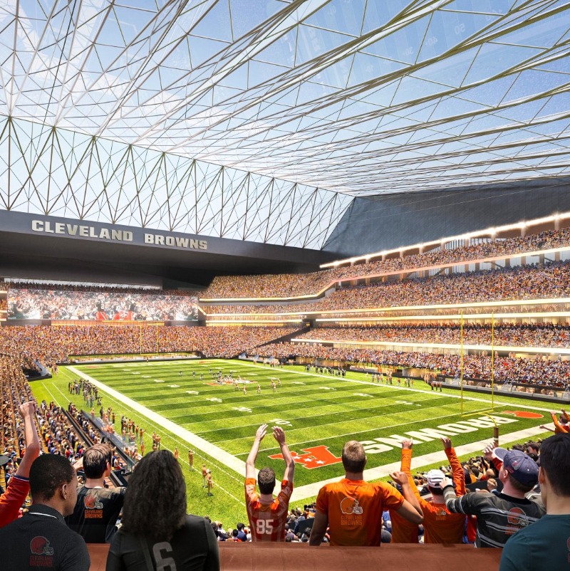 FOS's tweet photo. A new $2.4B domed stadium for the Browns could be funded partly by Ohioan's forgotten money.

The proposal taps $600M in unclaimed funds like old bank accounts and uncashed checks.

@AEricFisher with more ⬇️