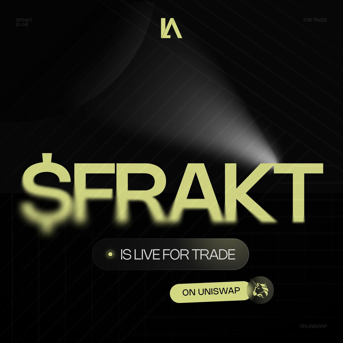 $FRAKT is officially live and trading on Uniswap!

Official Contract Address:
0xCDBdD8a173C385d8A3C8CAB7914a99e8c3d9C3a1

Huge thanks to everyone who joined the $FRAKT launch!

✅ Liquidity locked
✅ Vesting secured
✅ Dexscreener &amp; DEXTools updated

What’s next?
- Listings on