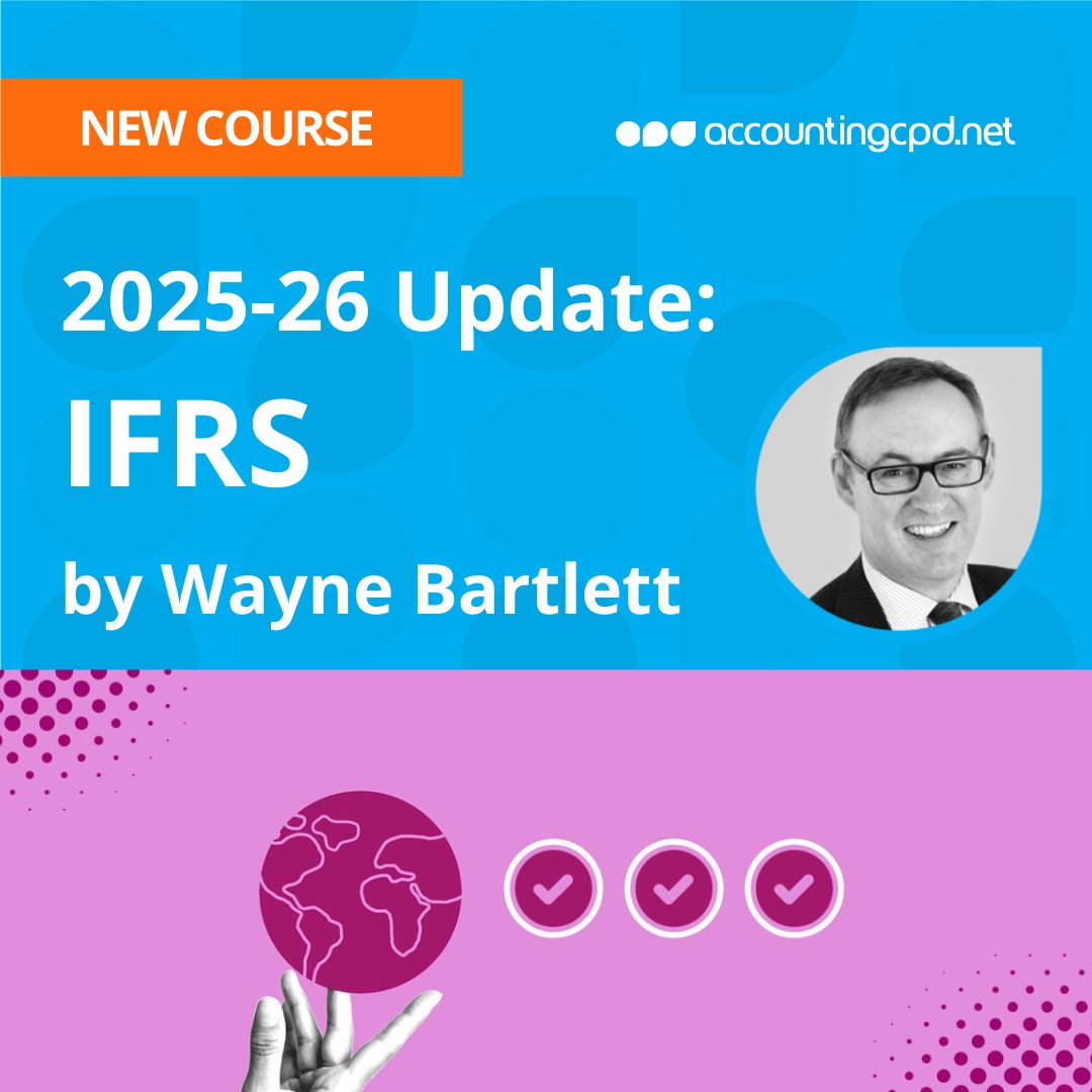 📢 New Course: bit.ly/45IAW9h

From new standards like IFRS 19, to updates to IFRS for SMEs, and developments in sustainability disclosure standards, the IFRS landscape is evolving fast.

#IFRS #Accounting #IFRSforSMEs #IFRS19 #IAS28 #ISSB #FRS102