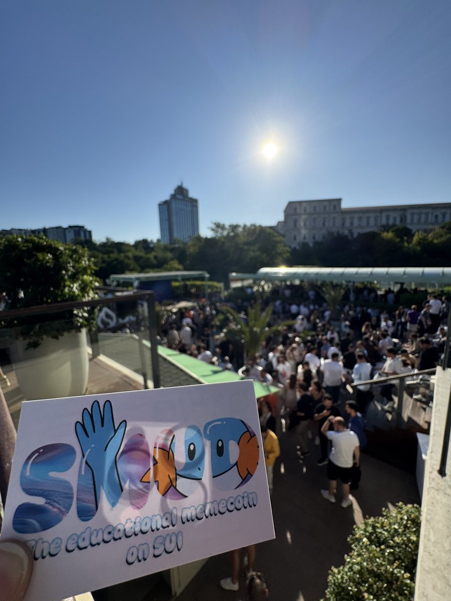 SMUD is in the building.
☀️ Istanbul, sun’s out, memecoins up.
📚 $SMUD the educational memecoin on SUI always reppin’ where it matters.
🎁 New merch drop surprise in process 

so I herd u liek $SUI 💧🦾
