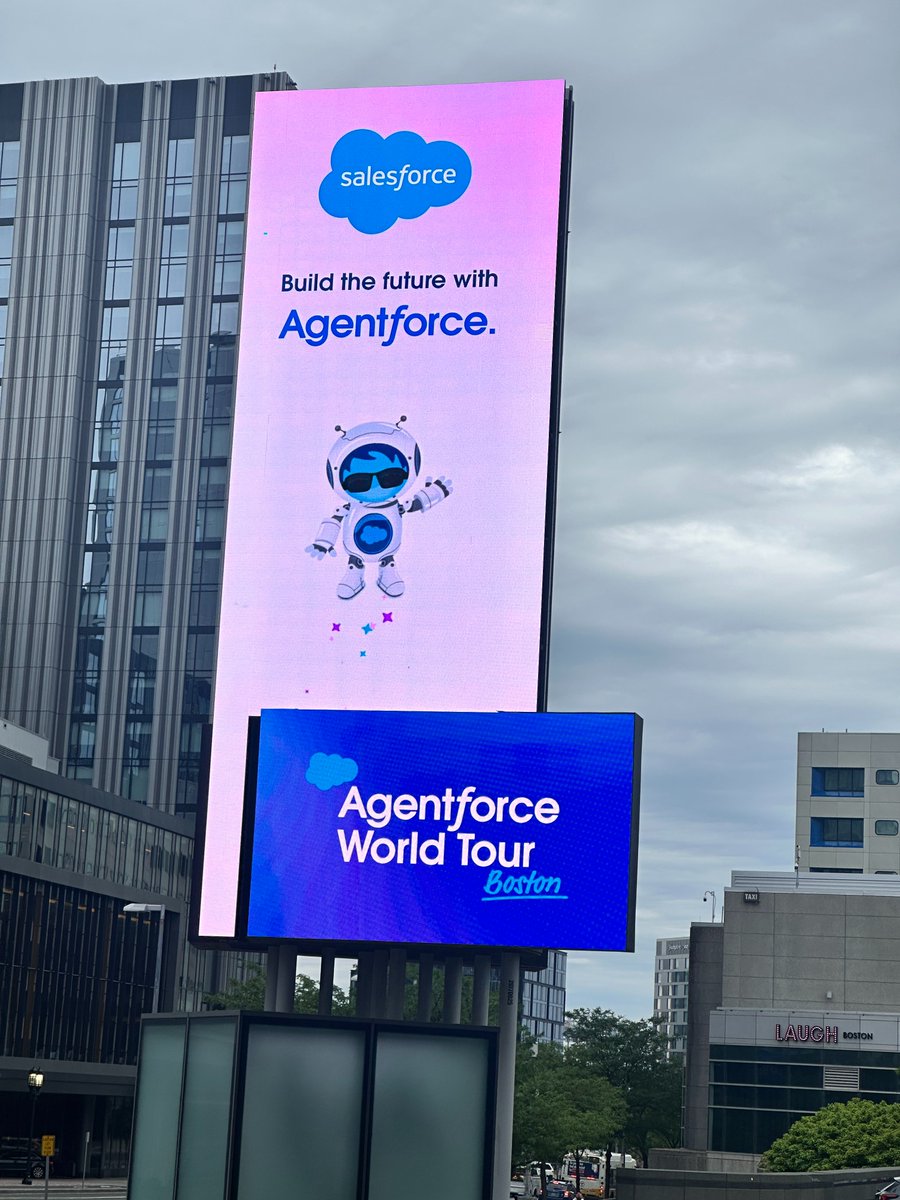 ceptessoftware's tweet photo. We’re here at Agentforce World Tour, Boston! ⚡
From keynotes to bold talks on AI, digital labor & customer success — it’s all happening.
Let’s connect! Find us at the campground or DM to meet.
#Agentforce #WorldTourBoston #AI #DigitalLabor #Salesforce https://t.co/UAvuUtD4lZ