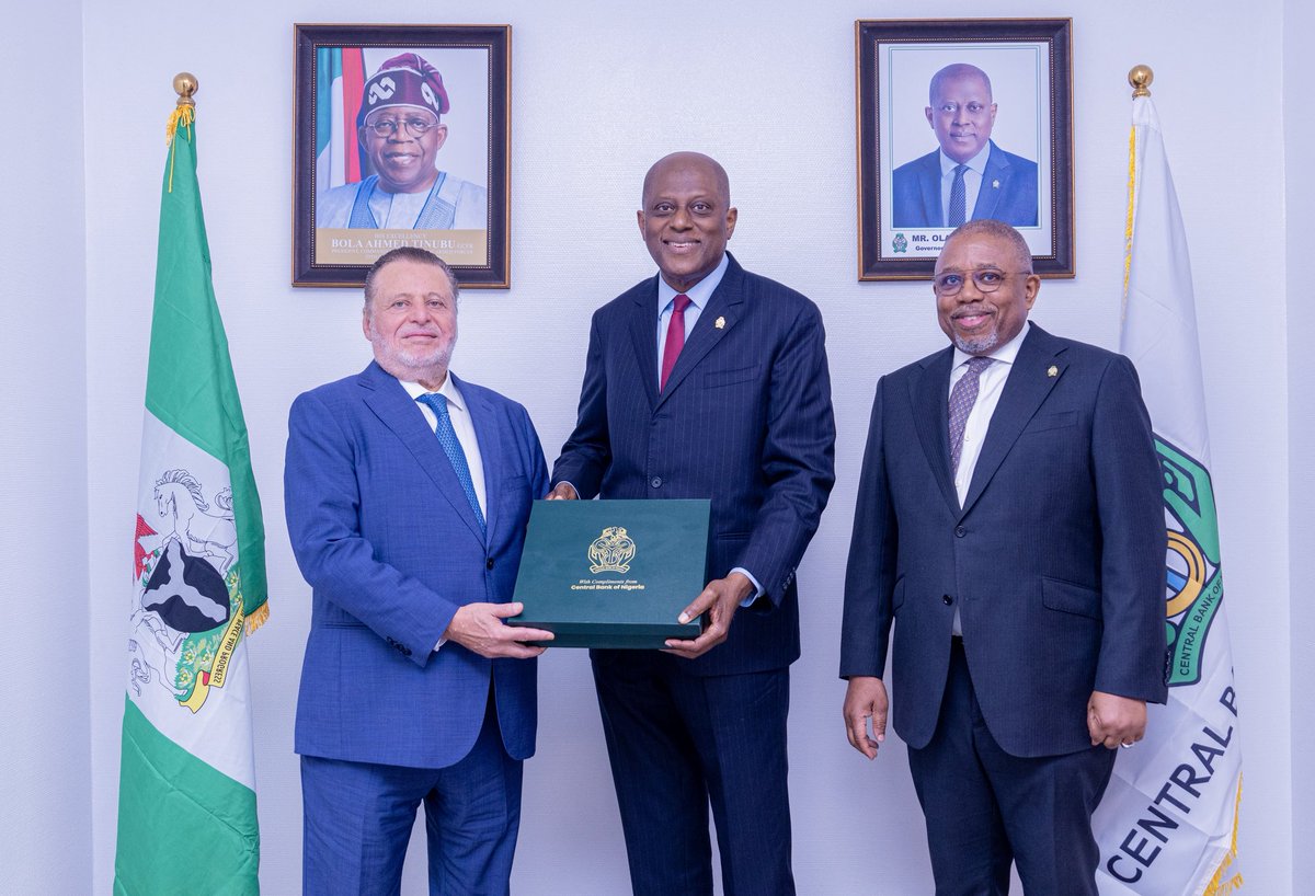 The Governor of the Central Bank of Nigeria, Mr. Olayemi Cardoso, on Thursday June 26, 2025 hosted the Governor, Central Bank of Egypt Mr. Hassan Abdalla, at the Bank’s Head Office in Abuja for high-level bilateral discussions aimed at deepening cooperation and strengthening
