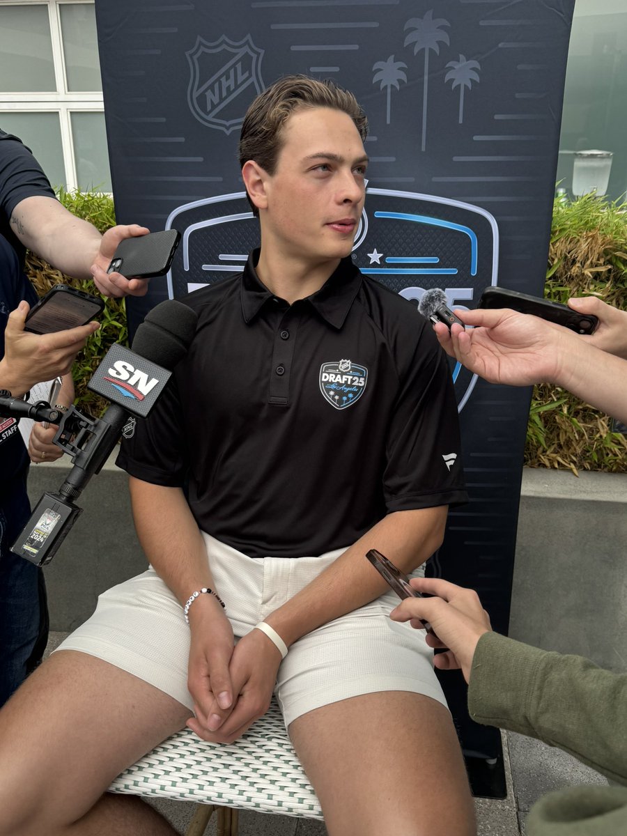 James Hagens tells us that he went down to Philadelphia after the combine to meet with their organization.