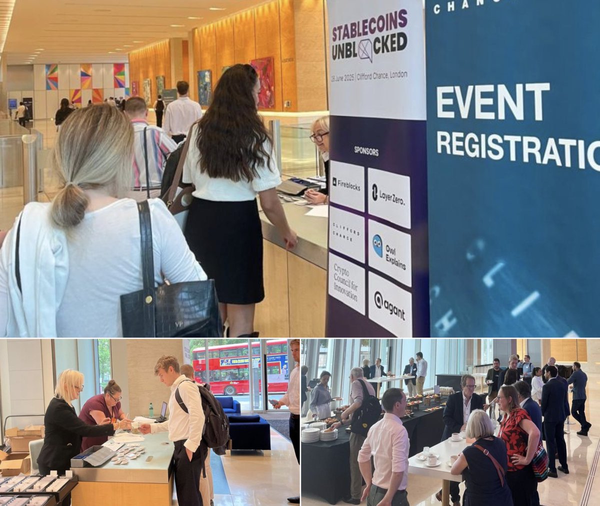 OwlExplains's tweet image. The owl flew to Canary Wharf today 🏙️🇬🇧 We&apos;re proud to be sponsoring #StablecoinsUnblocked, the UK’s first full-day event fully focused on stablecoins and their role in the future of global money.
From shifting trade flows to smarter digital payments, it’s all on the table!…