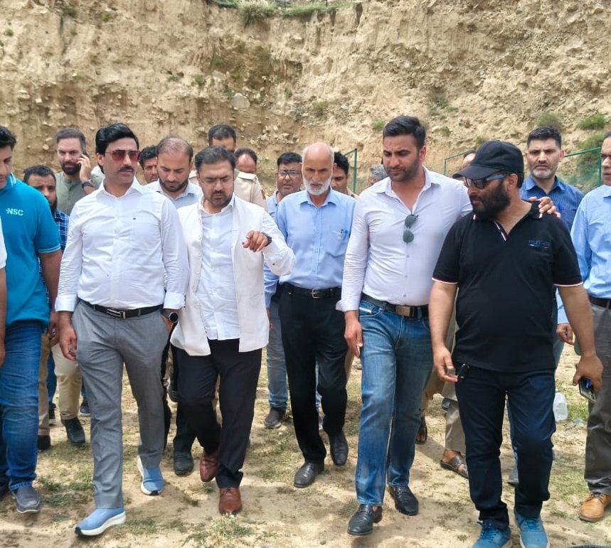Minister Satish Sharma conducted a comprehensive tour of Lal Chowk constituency, inspected sports fields, reviewed FCS&amp;CA services, and assessing transport infrastructure. He directed swift upgradation of sports facilities at Lasjan, Panthachowk &amp; Soiteng, and proposed a DPR for