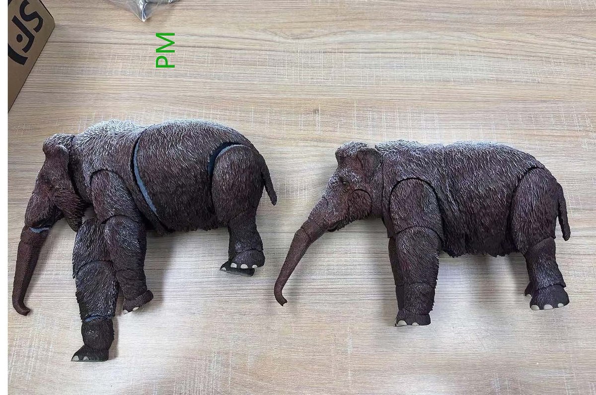 Beast_SculptKit's tweet image. Fresh from the factory, we have our first look at the new Mammoth paint samples! (The prototypes are noted by the P.M. designation.) I&apos;ll have these in hand next week, but they&apos;re looking good so far. More photos coming soon with the next BackerKit update!