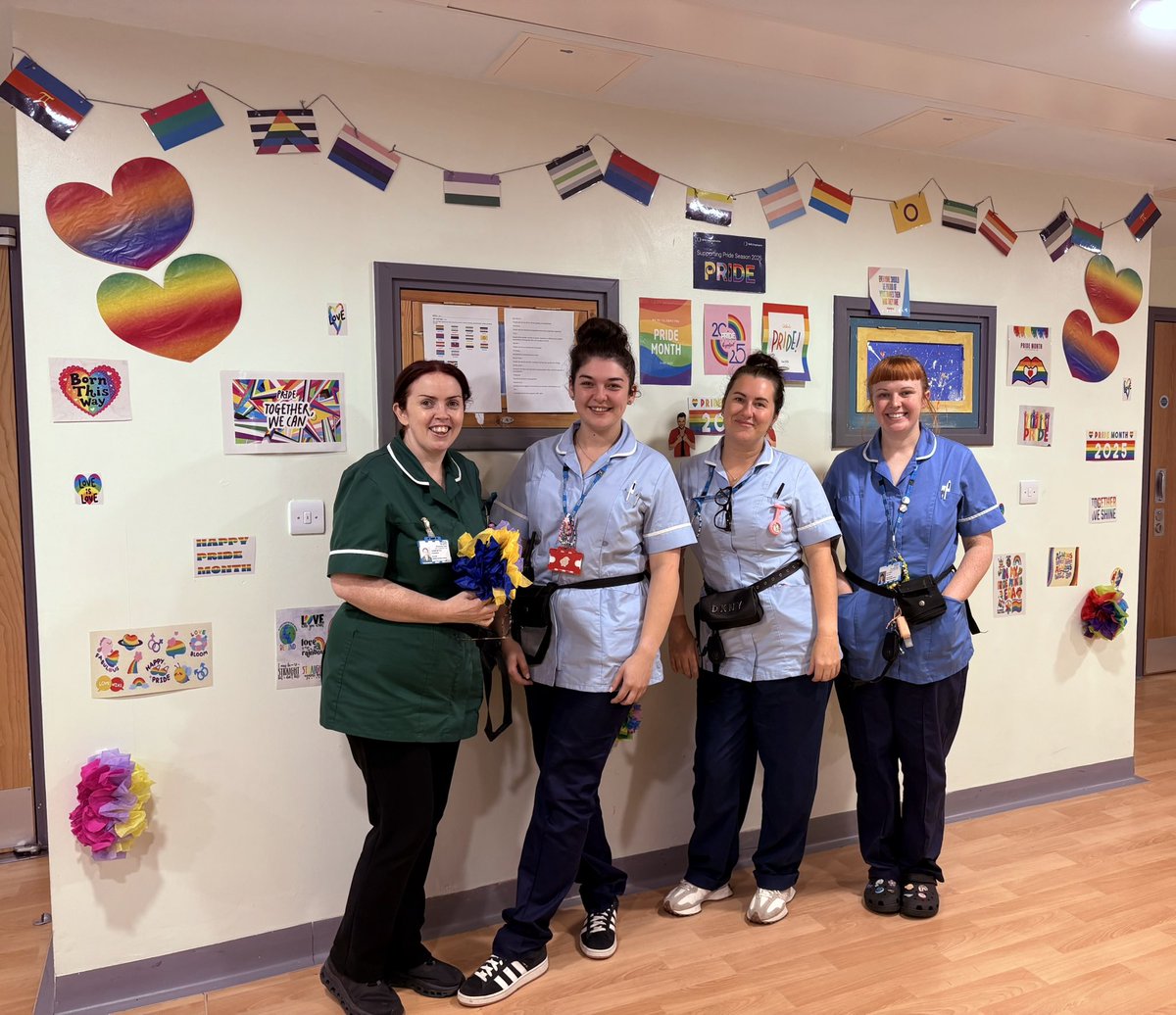 Spent a lovely day at CAMHS inpatients Hope Ward today. Love all passion about Pride month coming through 🏳️‍🌈

#CAMHS #TheresHopeOnTheHorizon 

<a href="/PennineCareNHS/">Pennine Care NHS FT</a> <a href="/ChrisMurrayAD/">Chris Murray</a> <a href="/gordonmilson/">Dr Gordon Milson</a> <a href="/LozShan/">Laura Shannon</a> <a href="/CharGoodallRMN/">Charlotte Goodall</a>