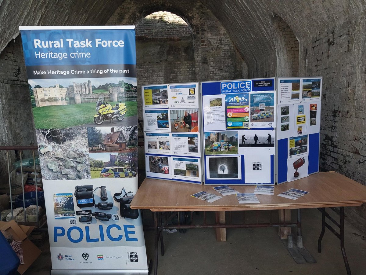 KentPoliceRural's tweet image. Kent Police attended "Western Heights" Open day to discuss Heritage Crime. When reporting a Heritage Crime in Kent please ensure you make it clear the offence relates to a Heritage asset to ensure it is correctly recorded.
#makingheritagecrimeathingofthepast #historicengland DR