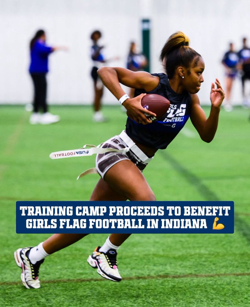 coltscommunity's tweet image. This year’s Training Camp proceeds will benefit @USAFootball’s goal in growing flag in the Hoosier state 💪