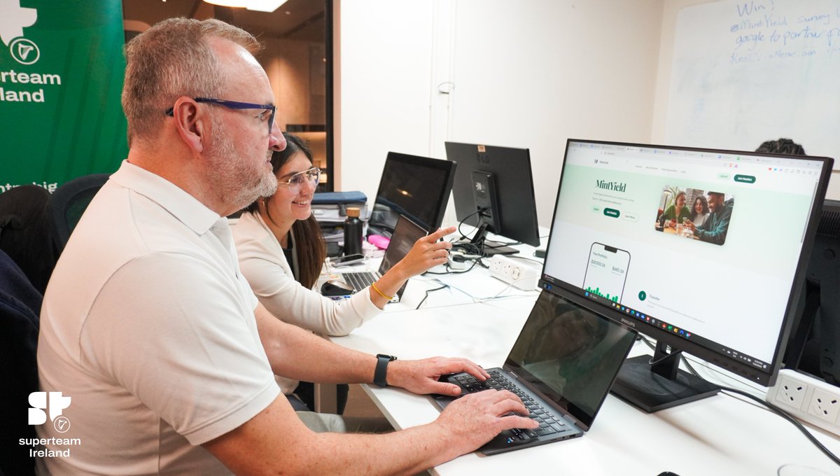 Meet @MintYield 👋 - one of the teams that repped Superteam Ireland at European Demo Day in Budapest ☘️

Built on <a href="/solana/">Solana</a>, MintYield is a safe saving app that helps anyone earn 5–8% yield on stablecoins, without needing to be a crypto expert.

No staking headaches. No hidden