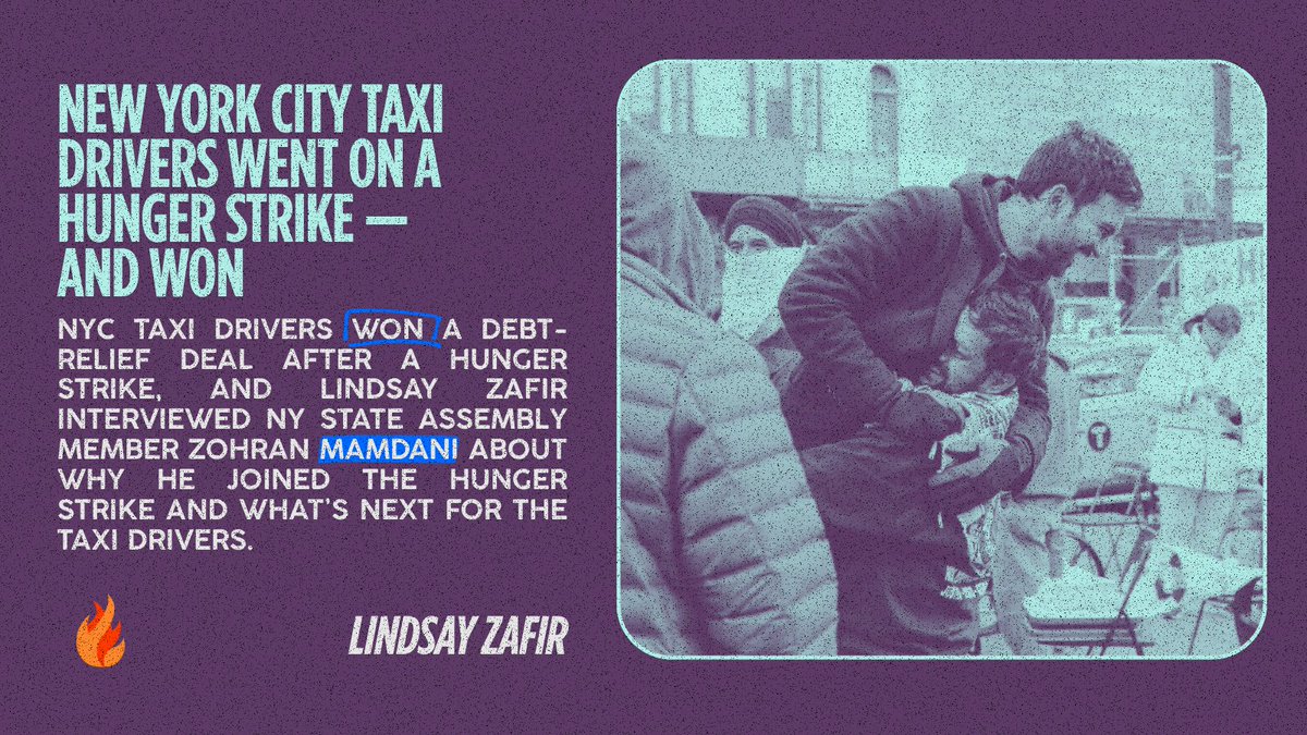 ForgeOrganizing's tweet image. In 2021, Zohran Mamdani, now the Democratic nominee for mayor of New York, joined NYC taxi drivers in a hunger strike that pushed the city to reduce their medallion debts, a key early victory in his political career.
READ FULL ARTICLE
forgeorganizing.org/article/new-yo…