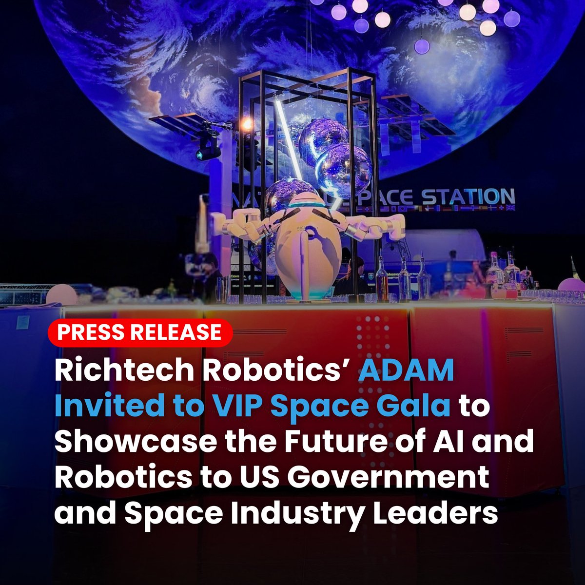 RichtechRobots's tweet image. This invitation-only gathering will unite space industry leaders, military dignitaries, and government officials, creating a unique opportunity to showcase the transformative power of intelligent automation. 🚀
Press Release: ir.richtechrobotics.com/news-releases/…
#RichtechRobotics #NASA…