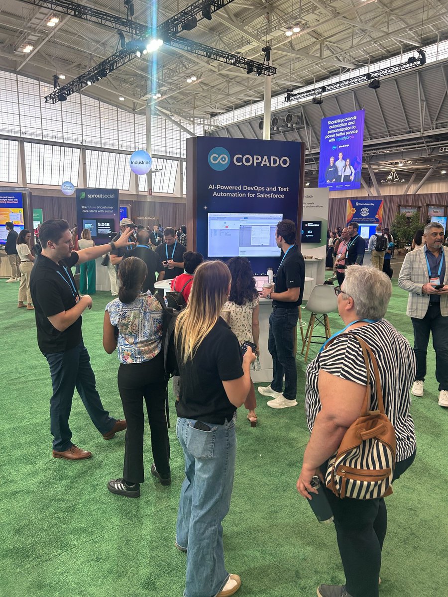Boston is buzzing!

We’re on the floor showcasing what’s possible when DevOps meets AI: faster testing, smarter pipelines, and secure, scalable delivery.

Stop by the booth. Catch our session → ow.ly/5yBw50WgSOa

#AgentforceTour #Copado #DevOps #Salesforce #Sponsor