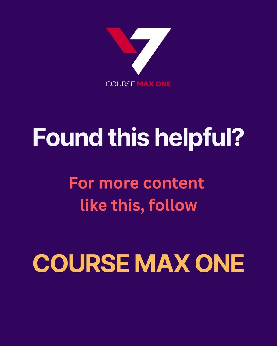 CourseMaxOne tweet media