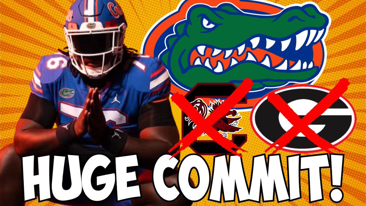 🚨BOOM! Another one! 🚨

Gators land HUGE OL Desmon Green over UGA, South Carolina! 🐊

🔗: youtu.be/22AdW66OkwM

UF Recruiting stays HOT as Napier picks up another one!