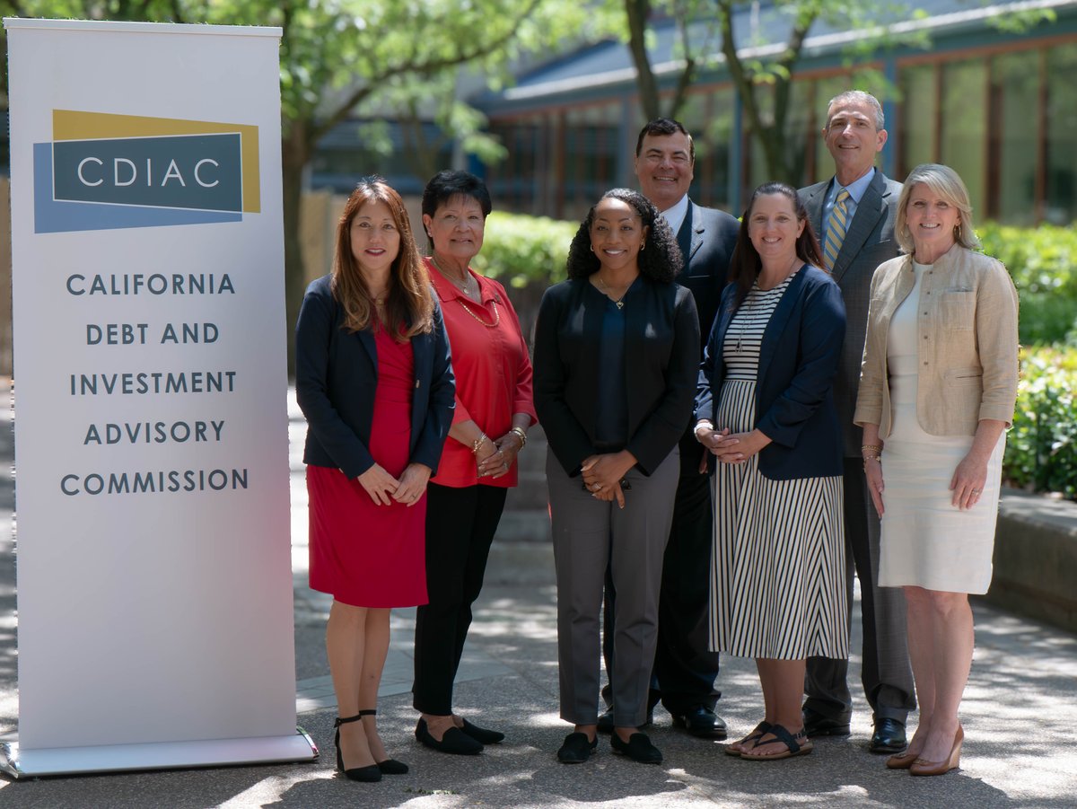 cdiac_sto's tweet image. Thank you to CDIAC's commission members and their designees for joining us for our Commission Meeting yesterday. For the June 25, 2025, Commission meeting materials, visit: treasurer.ca.gov/cdiac/meeting/… #muniland #publicfinance #CDIACsto