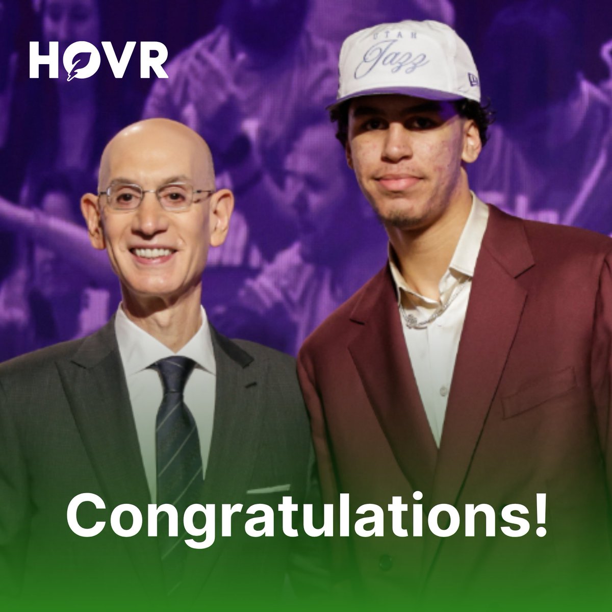 🇨🇦 From Canada to the Capital! 🏀✨

Congrats to our HOVR Ambassador, Will Riley @willyjball7, on being drafted by the Washington Wizards (via Utah Jazz) in the 2025 NBA Draft!

#WillRiley #HOVRAmbassador #NBADraft2025 #WashingtonWizards #FromTheNorth #RideWithHOVR
