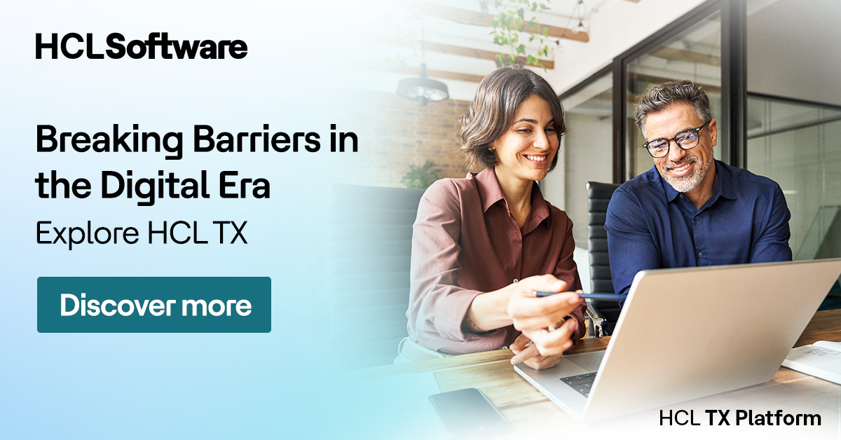Digital transformation is more than technology—it’s about experience.

#HCLTXplatform helps businesses deliver seamless, secure, and personalized interactions across customers, employees, and partners—with AI, automation, and low-code.

Read more: hclsw.co/gudlm1