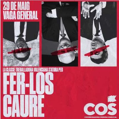 Comunicat d <a href="/COSnacional/">Sindicat COS</a> x valorar la convocatòria històrica d VG del passat 29M arreu del País Valencià.
Encerts i desencerts en el camí q acabem d'obrir la classe treballadora del PV
I a les 19h amb les companyes d <a href="/KolectivosParke/">Koordinadora de Kol·lectius Parke</a> a l'acte d memòria!
sindicatcos.cat/valoracio-vaga…