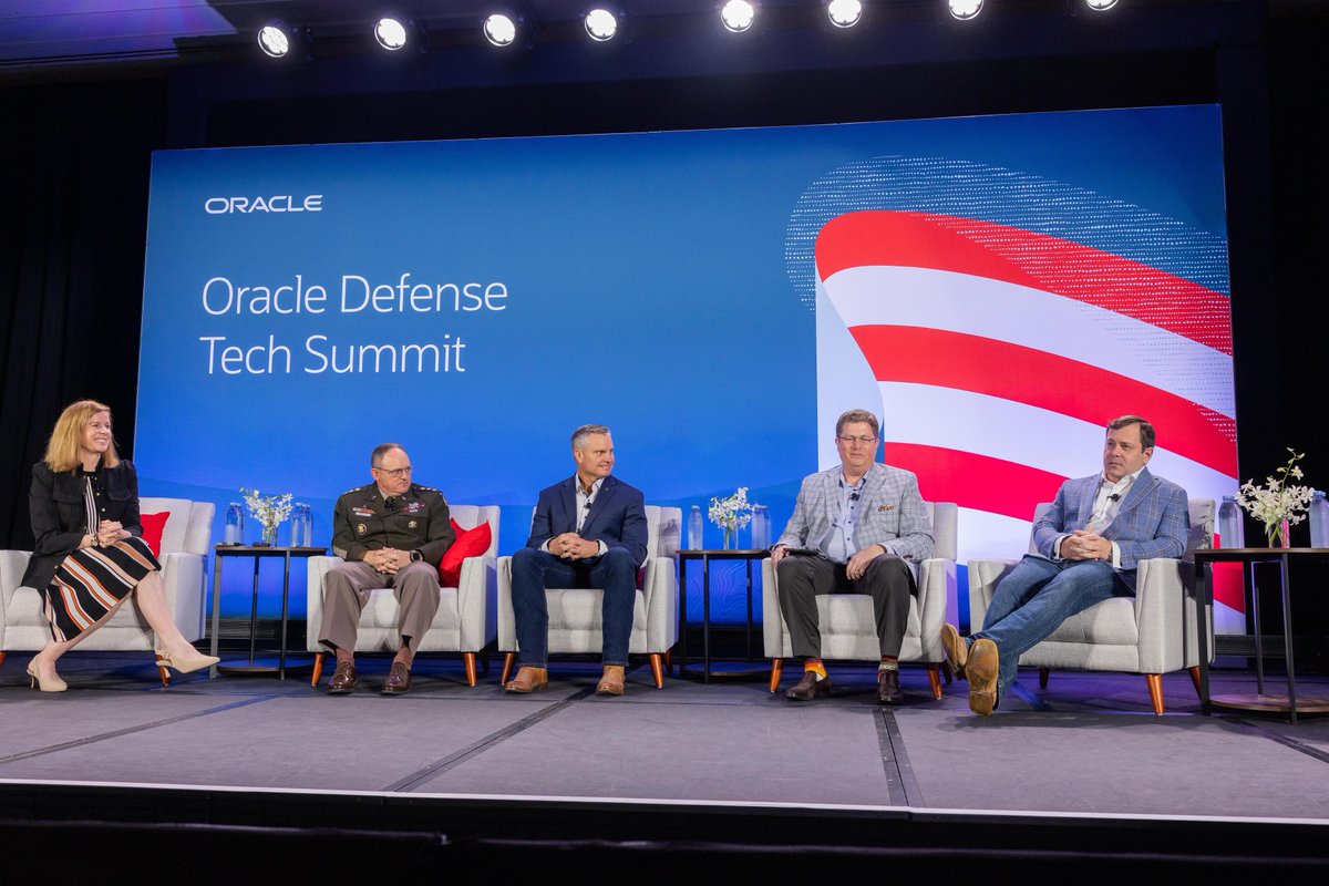 tracidelvecchio's tweet image. Missed the Oracle Defense Tech Summit? Catch the highlights and commentary from Oracle executives and global defense industry innovators by tuning in at social.ora.cl/601045OtI