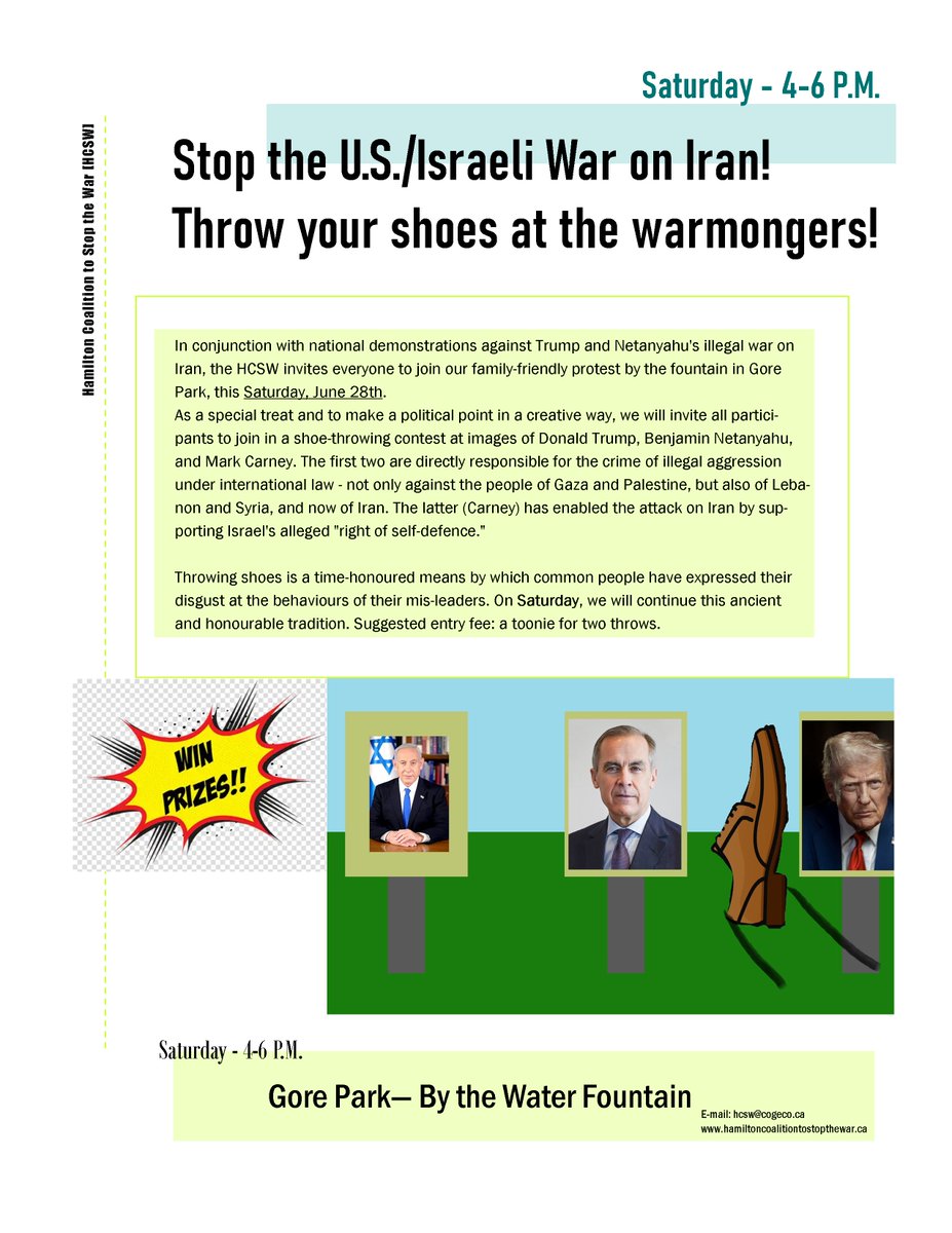 This Saturday in Hamilton! Family-friendly event.