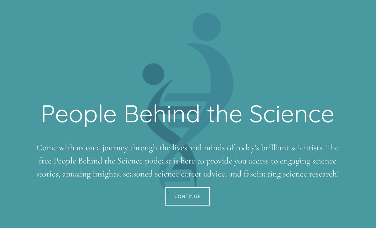 PBtScience's tweet image. Looking for a #podcast that gives you a behind-the-scenes look at the lives of scientists? People Behind the Science brings you exciting new #research, career advice, and (of course) really cool stories from the amazing people who are doing #science today.
peoplebehindthescience.com
