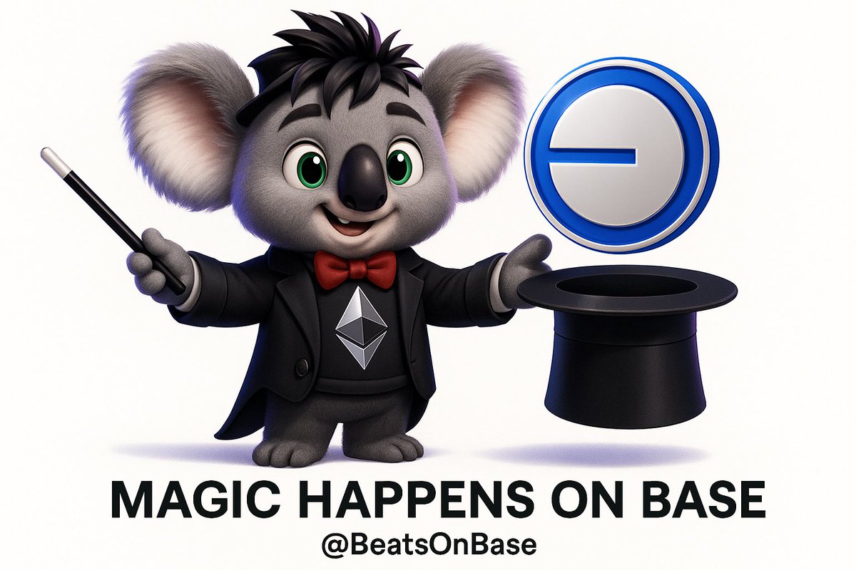 0xCalliope's tweet photo. โจ๐ฎ Step into the magic of $BEATS on @Base! Our little magician is here to show you that magic truly happens on Base. Ready for something innovative and exciting? ๐ฉ๐ #MagicOnBase https://t.co/4g2Gend8iU