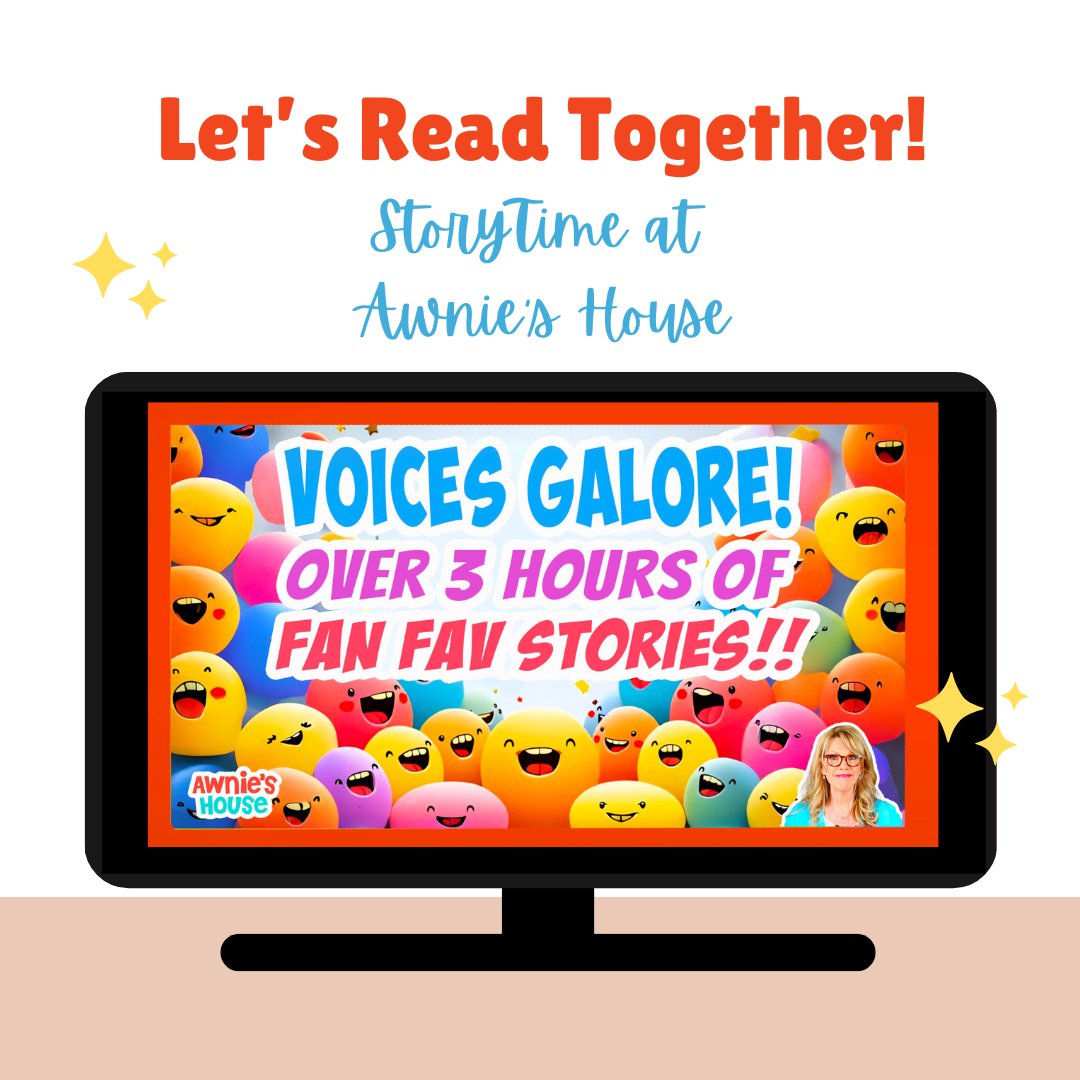 3 HOURS of fan-favorite read-alouds!

Get ready for a voice-tastic adventure filled with silly characters, surprise guests, and tons of imagination! 

You asked for the books with the most voices—so I made a mega-compilation just for you!

#VoicesGalore #AwniesHouse
