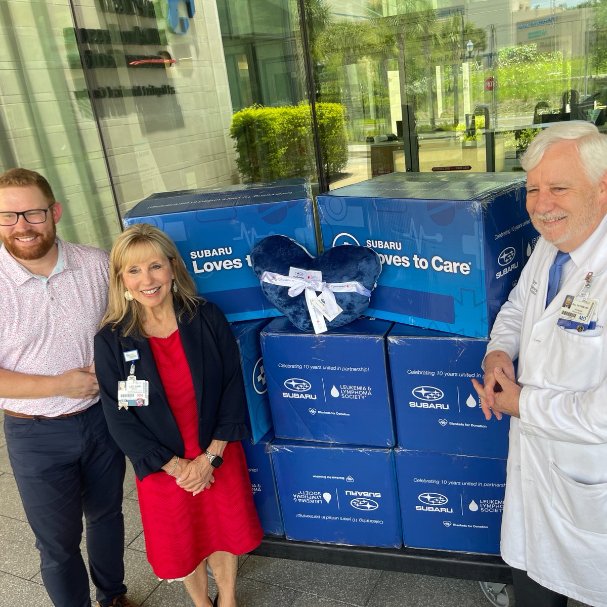 This week <a href="/SoJax/">SOJAX</a> and members of The Leukemia &amp; Lymphoma Society - North Florida delivered blankets and notes of encouragement to our patients! We’re so grateful for their ongoing support and commitment to our community. 💙

#EndCancer #EndCancerJax