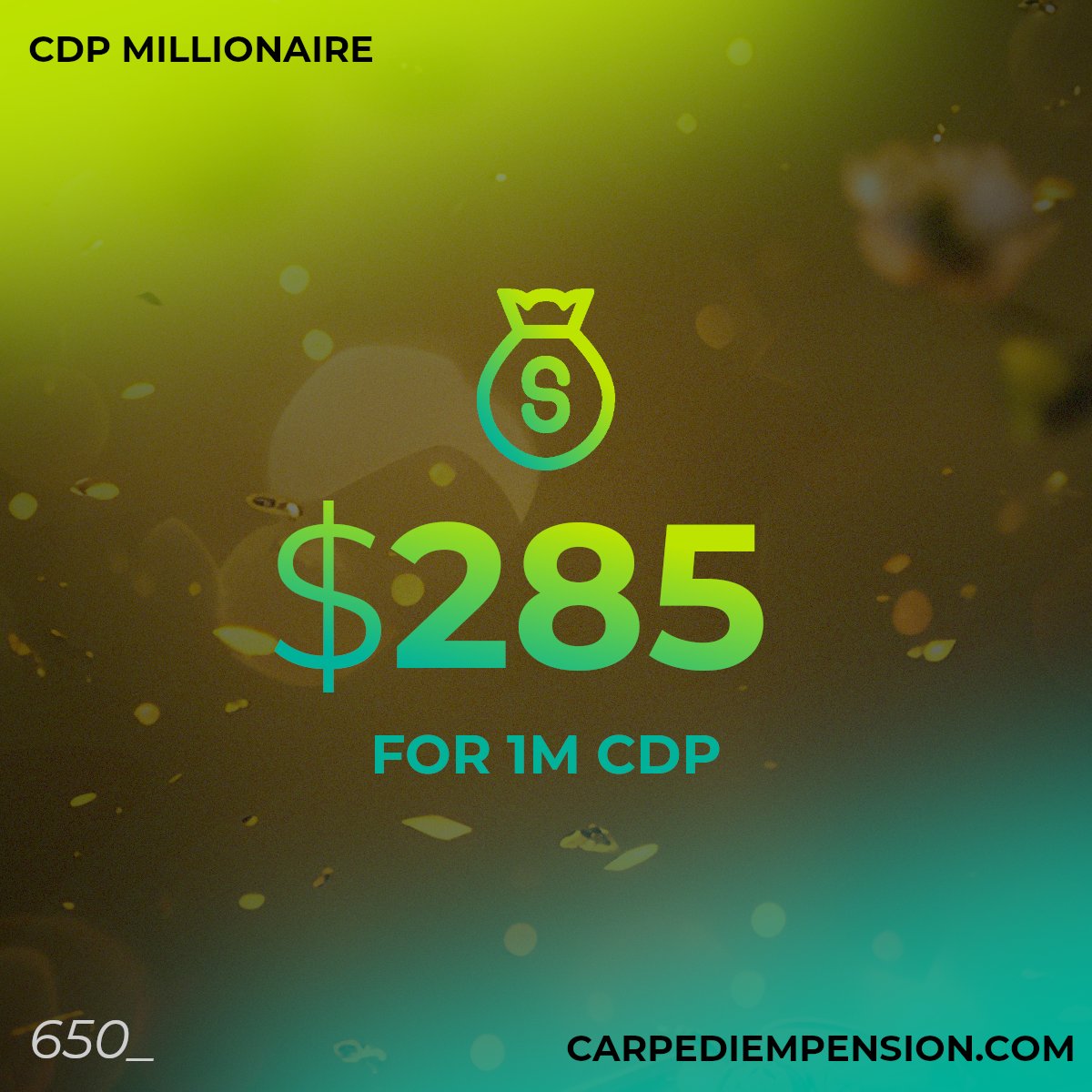 Are you piling up $CDP yet? See you at the millionaires club 🤝