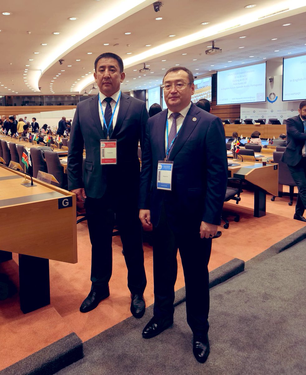 kgembassybe's tweet image. Amb. Aidit Erkin participated in the 145th/146th Sessions of the Customs Co-operation Council. On this occasion, the Chairman of the State Customs Service of the 🇰🇬 was hosted at the Embassy for a friendly lunch, during which prospects for further cooperation were discussed.