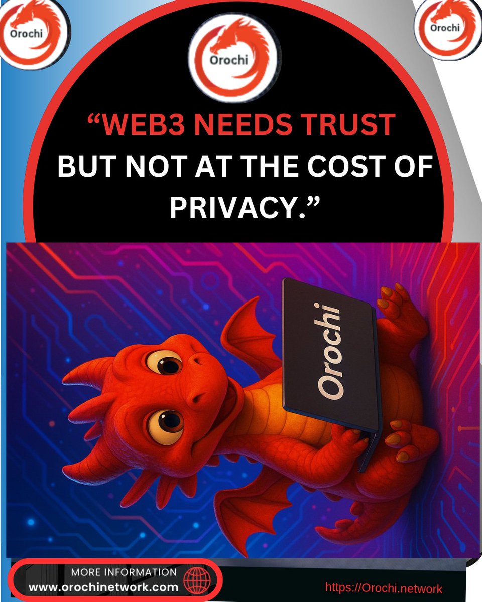 princewill_okon's tweet image. Reputation is EVERYTHING.
But in Web3, doxxing yourself just to prove you’re credible?
🚫 Not scalable. Not safe.

Here’s how @OrochiNetwork is enabling trust without identity.

A thread on invisible reputation systems 
#zkReputation #Privacy