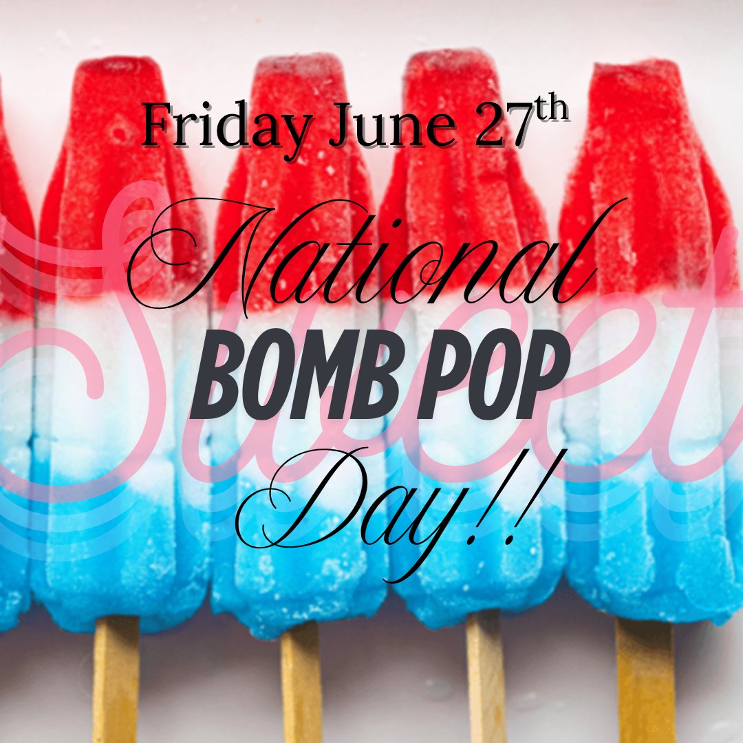 GBClearview's tweet image. Celebrate National Bomb Pop Day! 🍧 Cool off and enjoy the sweet summer vibes. Come to the office and enjoy a bomb pop! How are you celebrating today? #BombPopDay #SummerFun
