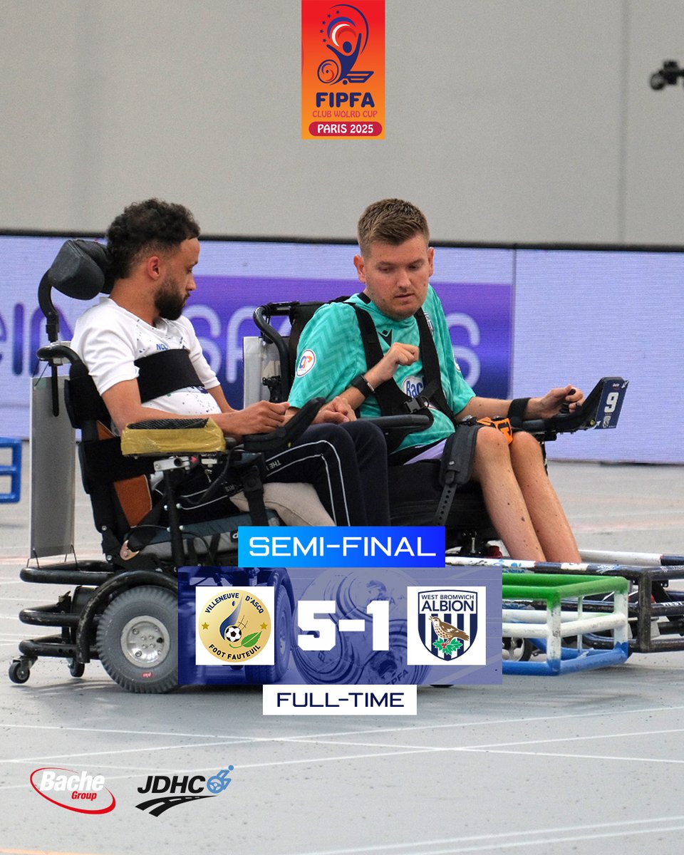 WBAFoundation's tweet photo. A valiant effort, but our Baggies are defeated in Paris at the semi-final stage. 👊

Go and secure third place tomorrow, @WBA_PFC! 💙🤍

@WBA | @JDHCLtd https://t.co/XCmjaMKCVB