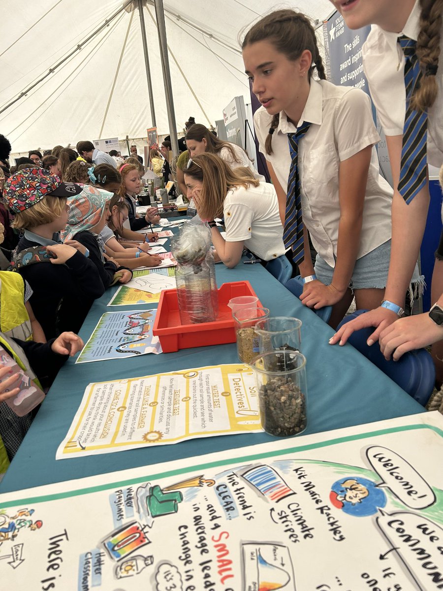 ThorpeSTEMM's tweet photo. 🌾🚜 Huge well done to our brilliant students for representing the school and @YouthSTEMM at the Royal Norfolk Show! They ran an engaging stand, sharing their 'Farms to the Future' project with the public — linking science, sustainability &amp; Norfolk’s agricultural heritage. 🌱🧪 https://t.co/k4T1BNAErA