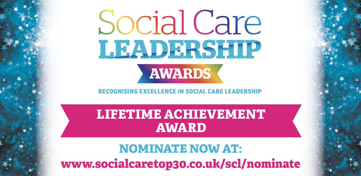 Know an inspirational care leader who’s dedicated their career to improving social care outcomes?

Nominate them for this award celebrating passion, expertise, and leadership that drives real change! 💙🙌

Nominate here 👉 bit.ly/45N8Mdr
#SocialCareTop30