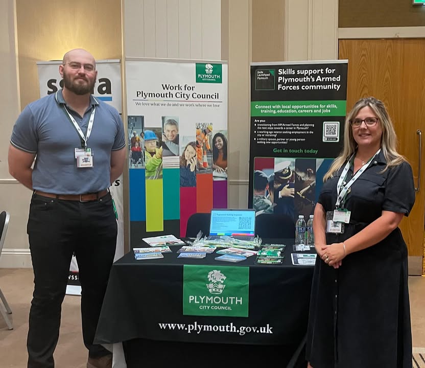 PlymLaunchpad's tweet image. At today&apos;s @_BFRS_ careers event, we showcased how @plymouthcc &apos;s Gold Covenant commitment is helping to retain and attract top talent right here in the city.

Read more here - zurl.co/zH6l0

#ForcesFriendly #Skills4Plymouth @PlymArmedForces