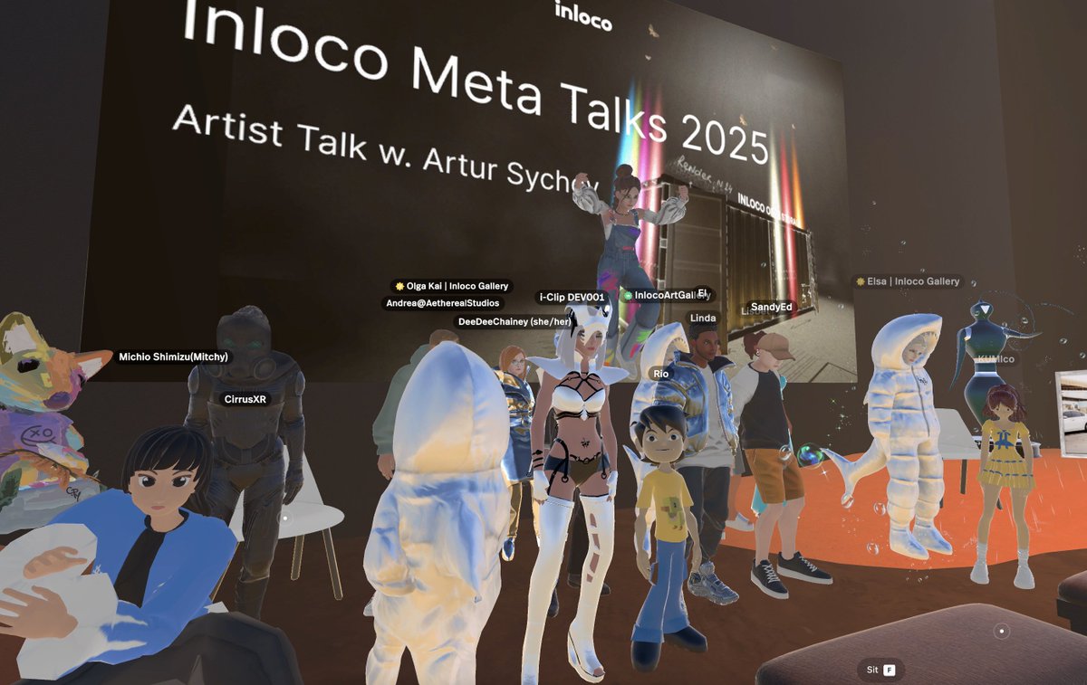 iraxlab's tweet image. Just attended the #InlocoMetaTalks session with Artur Sychov, founder and CEO of @SomniumSpace. Great insights on building open social VR platforms. Thanks @InlocoG21235 and @Spatial_io
#iraxlab #SpatianGuide #Lightkeeper #Web3 #Spatial #Metaverse #DigitalCulture #InlocoSharkie