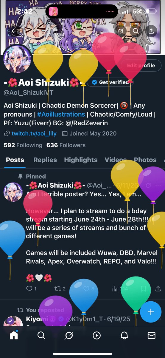 -🌺Aoi Shizuki🌺- tweet media