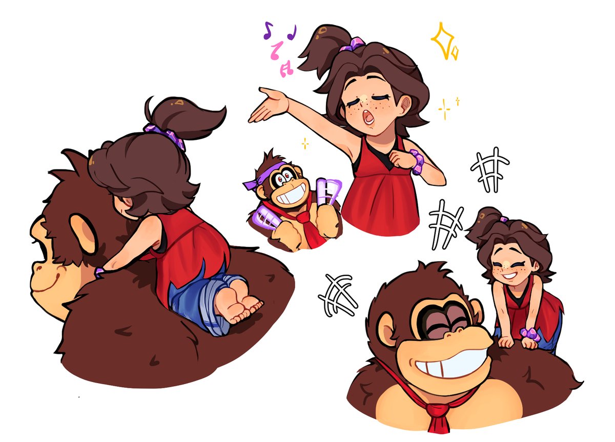 🍌💜
#DonkeyKongBananza #Pauline #DonkeyKong